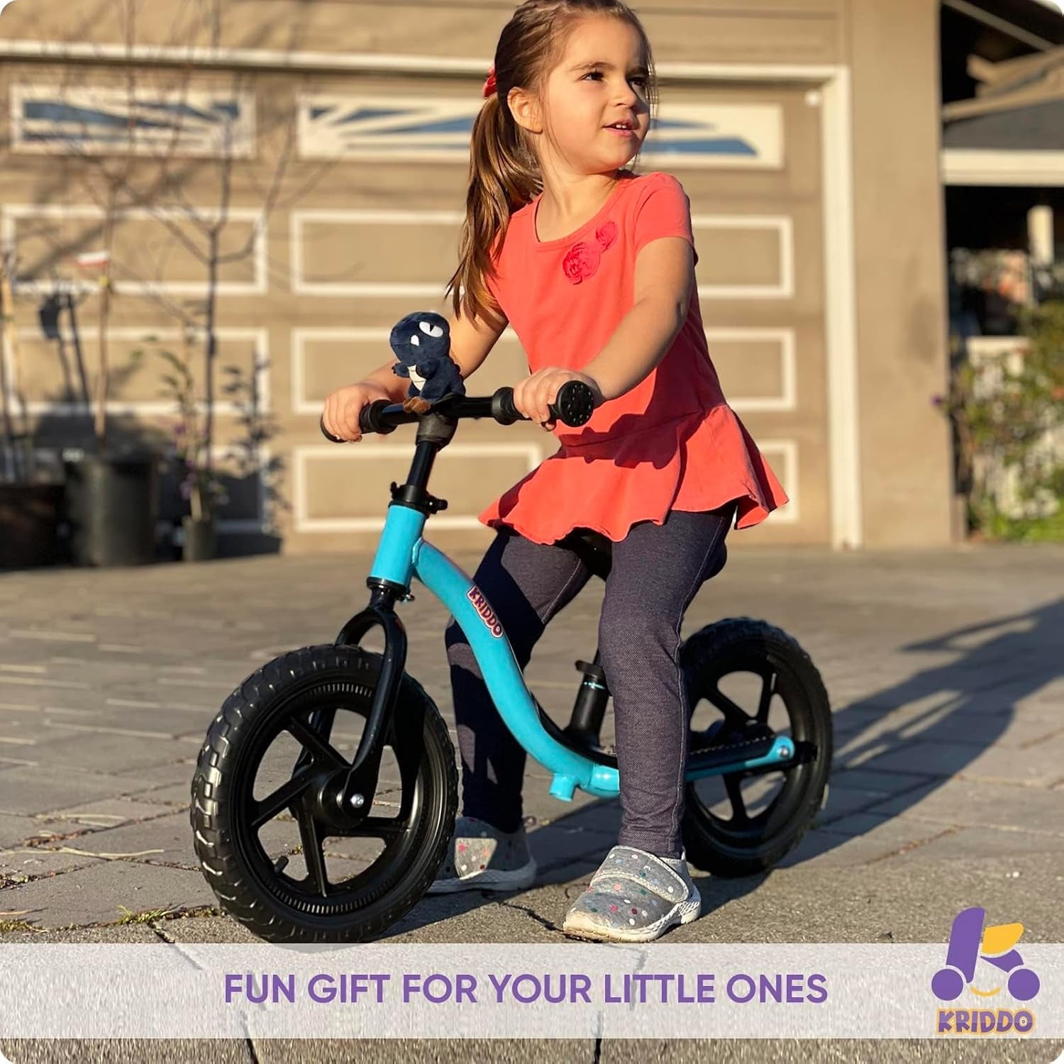 Toddler Balance Bike 2 Year Old, Age 18 Months to 5 Years Old, Early Learning Interactive Push Bicycle with Steady Balancing, Gift Bike for 2-5 Boys Girls