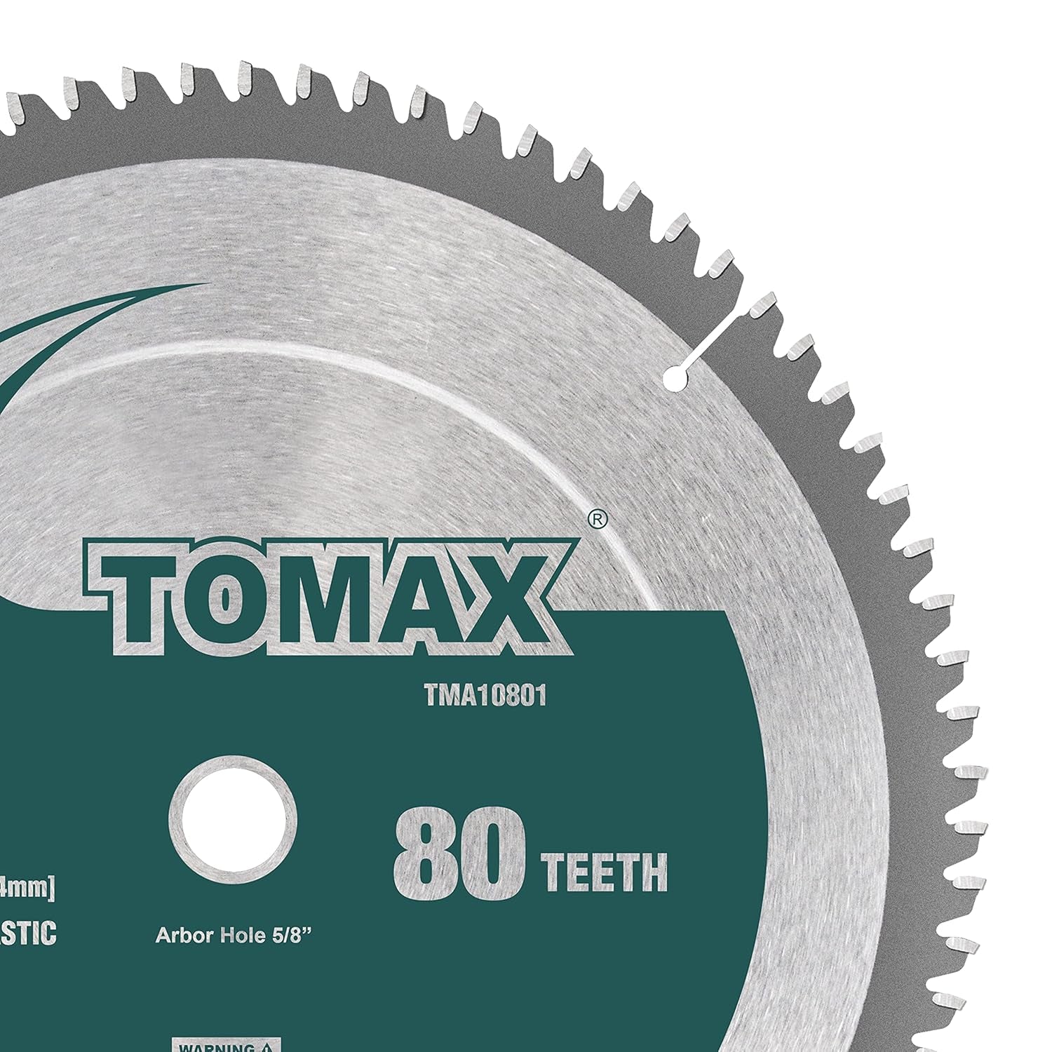 10-Inch 80 Tooth TCG Aluminum and Non-Ferrous Metal Saw Blade with 5/8-Inch Arbor